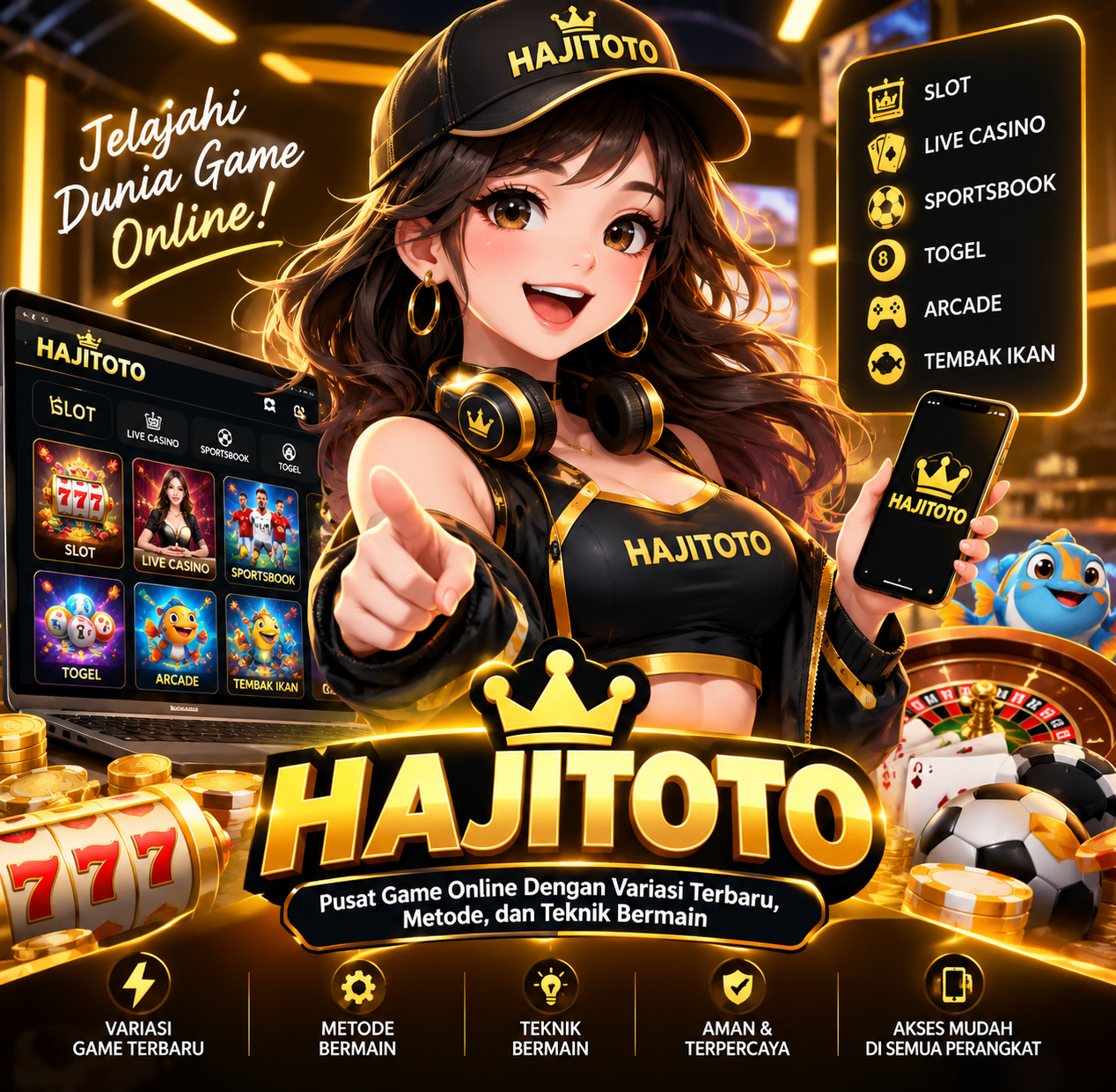 HAJITOTO Pusat Game Online Dengan Variasi Terbaru, Metode, dan Teknik Bermain